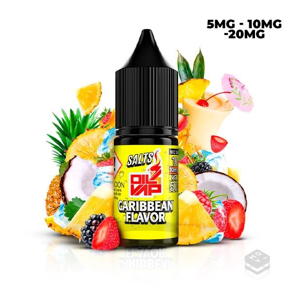 CARIBBEAN FLAVOR OIL4VAP SALTS 10ML VAPE NICOTINE SALTS