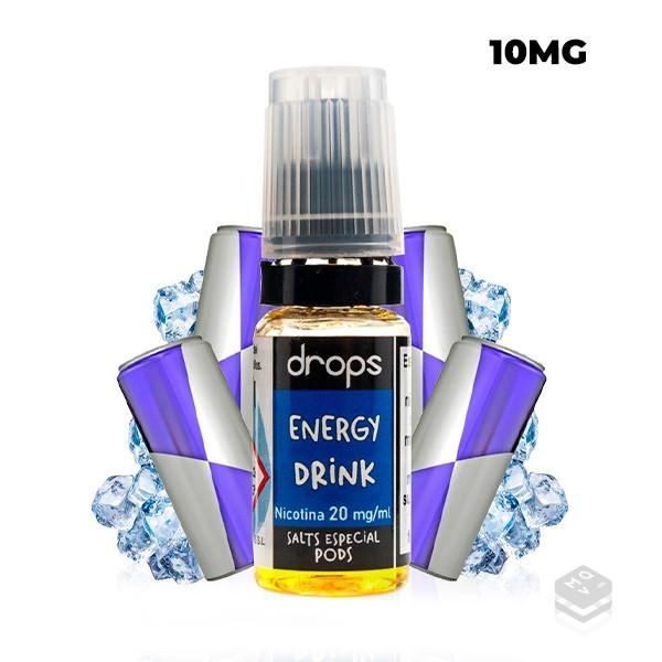 BUY ENERGY DRINK DROPS SALTS NIC SALTS 10ML VAPE NICOTINE SALTS