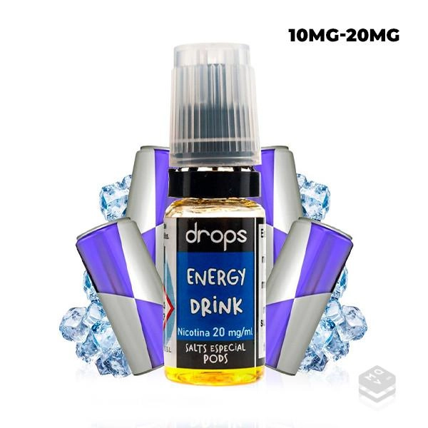 BUY ENERGY DRINK DROPS SALTS NIC SALTS 10ML VAPE NICOTINE SALTS