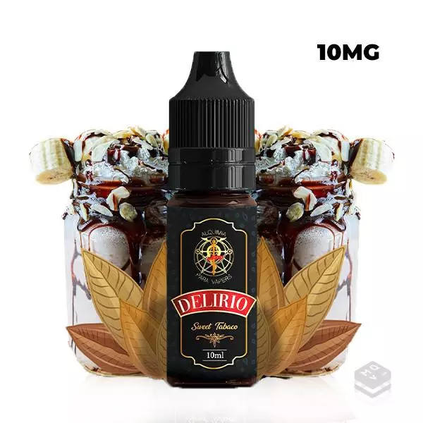 DELIRIO ALQUIMIA PARA VAPERS 10ML NICOTINE SALTS VAPE