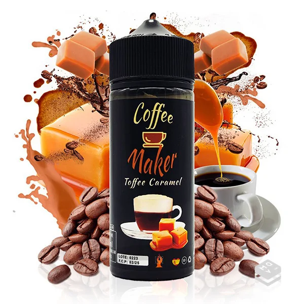 ELIQUID TOFFEE CARAMEL COFFEE MAKER 100ML