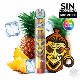 DISPOSABLE POD WITHOUT NICOTINE TRIBAL FORCE PUFF PINEAPPLE ICE
