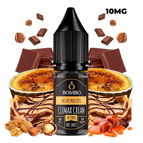 CLIMAX CREAM PASTRY MASTERS NIC SALTS BOMBO 10ML VAPE