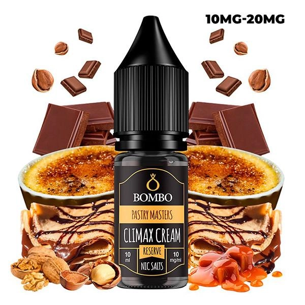 CLIMAX CREAM PASTRY MASTERS NIC SALTS BOMBO 10ML VAPE