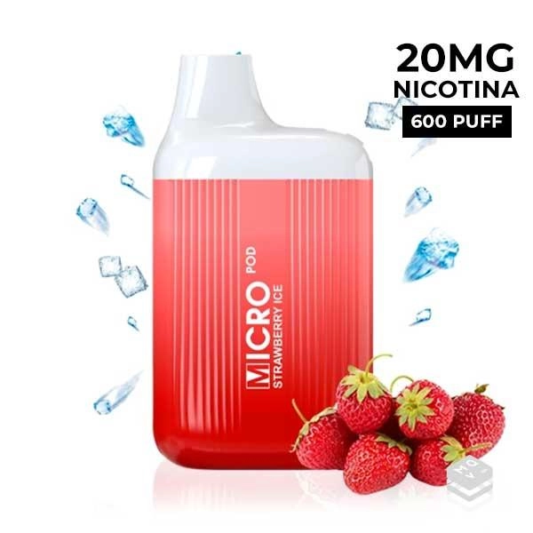 DISPOSABLE POD STRAWBERRY ICE MICRO POD