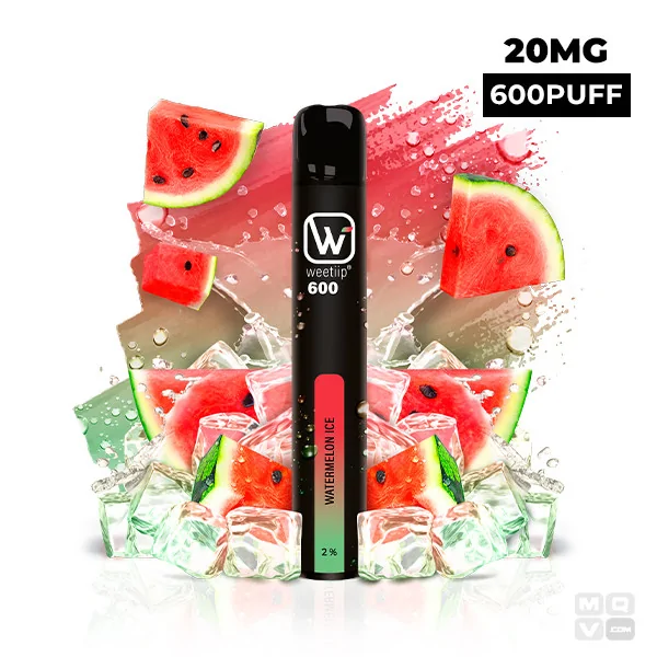 WEETIIP 600 WATERMELON ICE VAPER 20MG DISPOSABLE VAPE
