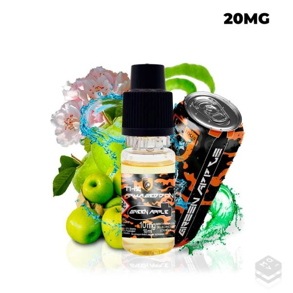 GREEN APPLE 10ML THE ARMAGGEDDON NIC SALTS