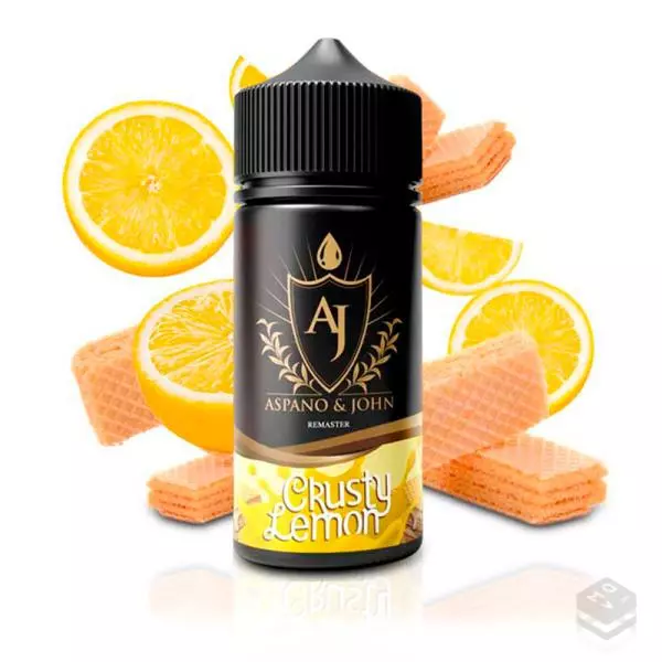 CRUSTY LEMON ASPANO & JOHN TPD 100ML 0MG VAPE