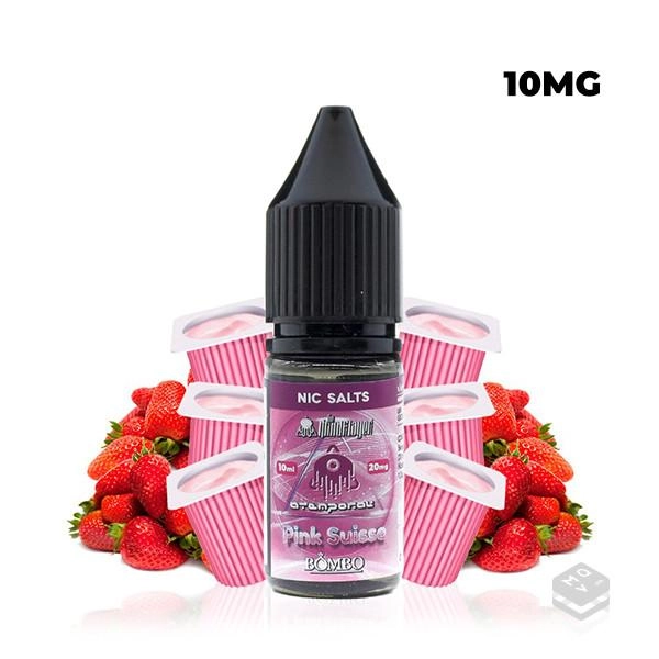 ATEMPORAL PINK SUISSE THE MIND FLAYER & BOMBO 10ML VAPE NICOTINE SALTS