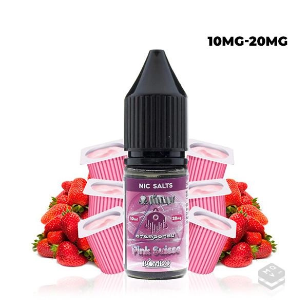 ATEMPORAL PINK SUISSE THE MIND FLAYER & BOMBO 10ML VAPE NICOTINE SALTS