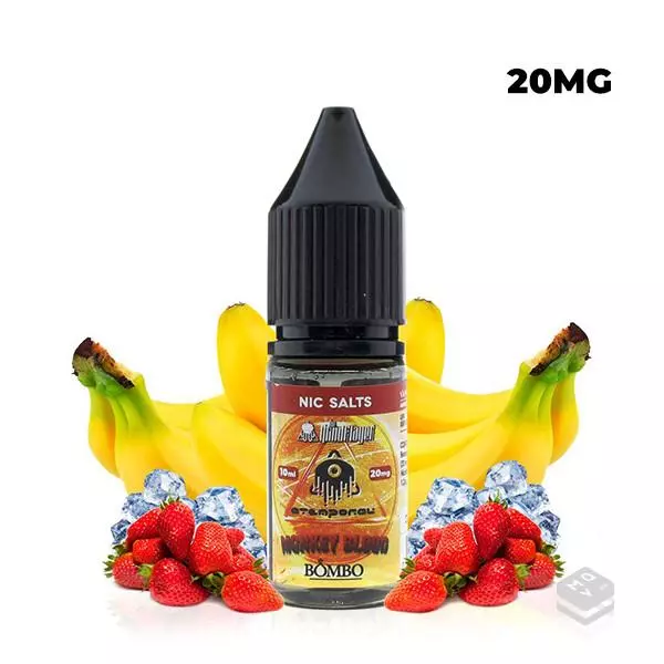 ATEMPORAL MONKEY BLOOD THE MIND FLAYER & BOMBO 10ML VAPE NICOTINE SALTS