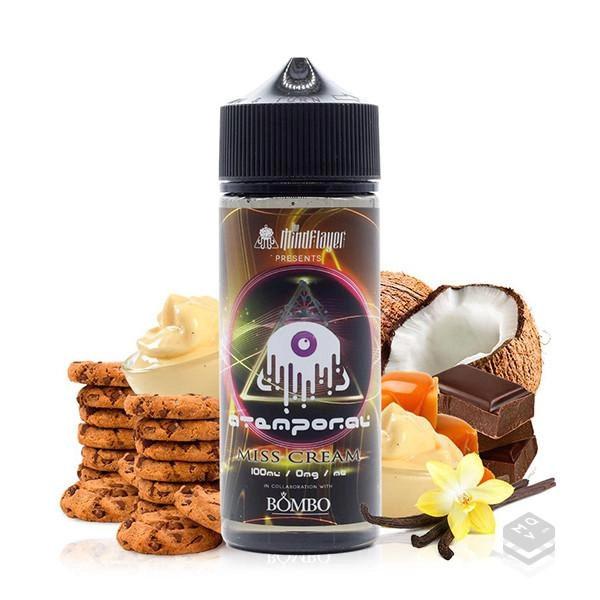 ELIQUID ATEMPORAL MISS CREAM THE MIND FLAYER & BOMBO 100ML VAPE