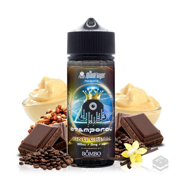 ELIQUID ATEMPORAL KING CREAM THE MIND FLAYER & BOMBO 100ML VAPE