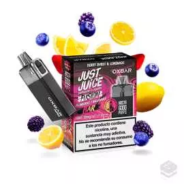 DISPOSABLE POD BERRY BURST & LEMONADE JUST JUICE OXBAR REFILLABLE