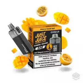 DISPOSABLE POD MANGO & PASSIONFRUIT JUST JUICE OXBAR REFILLABLE