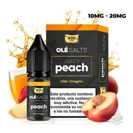 OLÉ SALTS JUICY PEACH 10ML BY BUD VAPE OLÉ