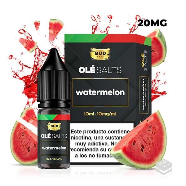 OLÉ SALTS WATERMELON 10ML BY BUD VAPE OLÉ