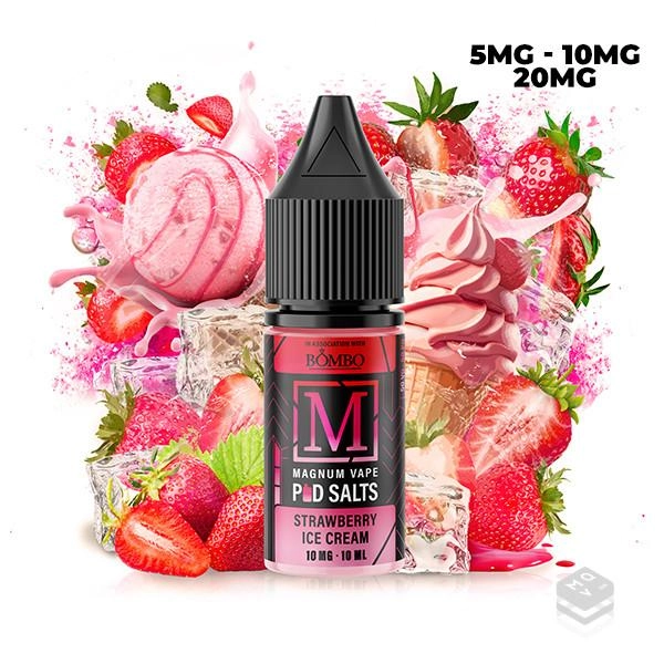 STRAWBERRY ICE CREAM MAGNUM VAPE 10ML VAPE NICOTINE SALTS