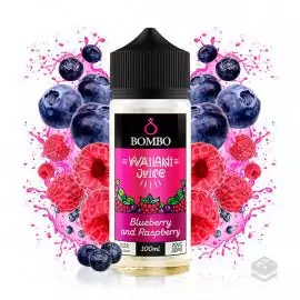 ELIQUID BLUEBERRY RASPBERRY WAILANI JUICE BY BOMBO ELIQUIDS 100ML VAPE