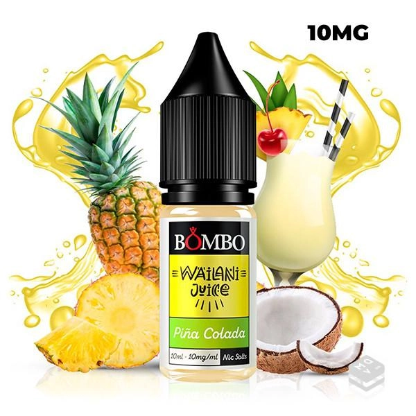 PIÑA COLADA WAILANI JUICE BY BOMBO E LIQUID 10ML VAPE NICOTINE SALT