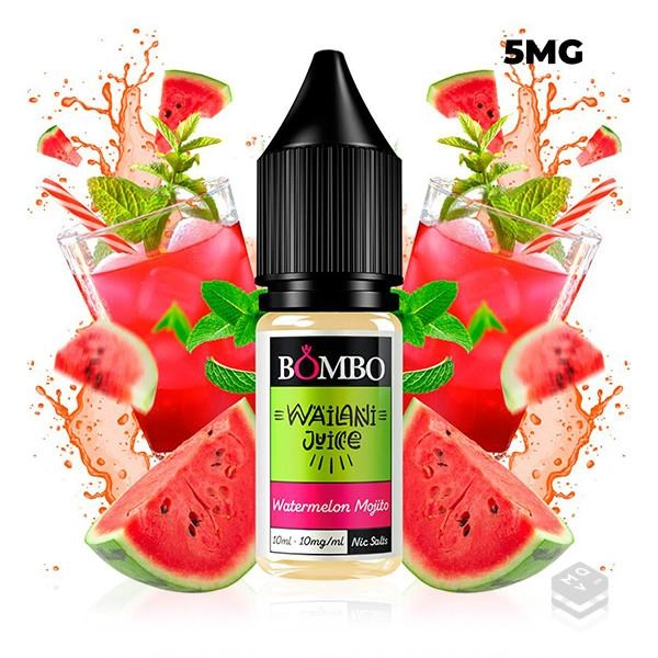 SALES DE NICOTINA WATERMELON MOJITO WAILANI JUICE BY BOMBO E LIQUID 10ML