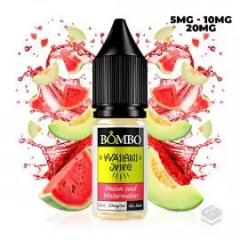 MELON WATERMELON WAILANI JUICE BY BOMBO ELIQUIDS 10ML VAPE NICOTINE SALT