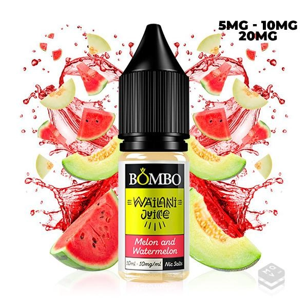 SALES DE NICOTINA MELON WATERMELON WAILANI JUICE BY BOMBO ELIQUIDS 10ML