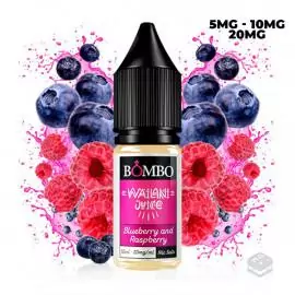 SALES DE NICOTINA BLUEBERRY RASPBERRY WAILANI JUICE BY BOMBO ELIQUIDS 10ML