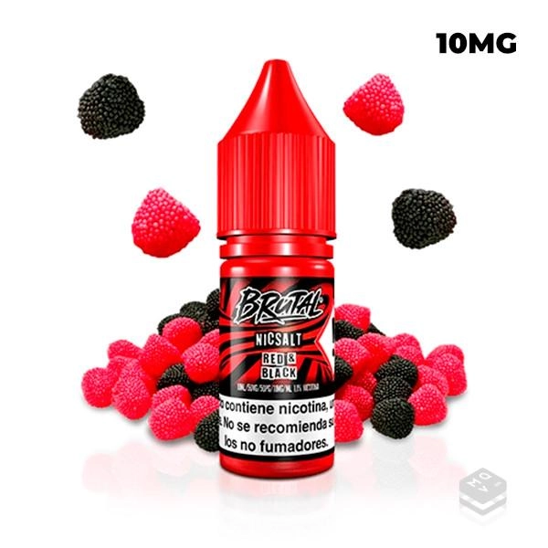 RED & BLACK BRUTAL SALT JUST JUICE 10ML VAPE