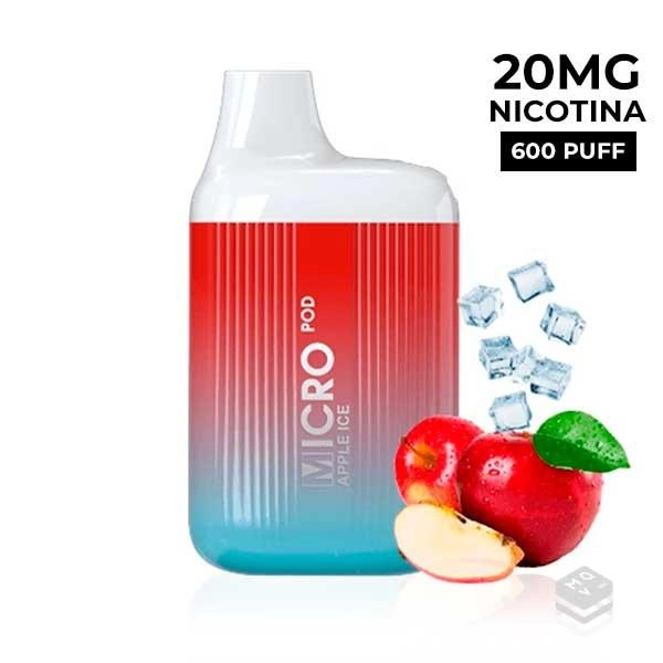 POD DESECHABLE APPLE ICE MICRO POD 20 MG NICOTINA