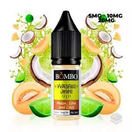 MELON LIME & COCO WAILANI JUICE BY BOMBO ELIQUIDS 10ML VAPE NICOTINE SALT