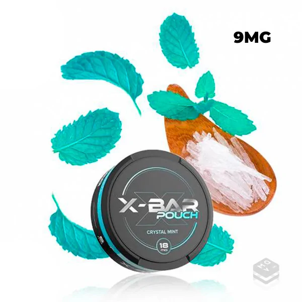 X-BAR POUCH CRYSTAL MINT