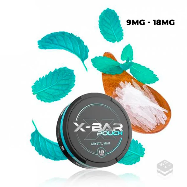 X-BAR POUCH CRYSTAL MINT NICOTINE POUCH