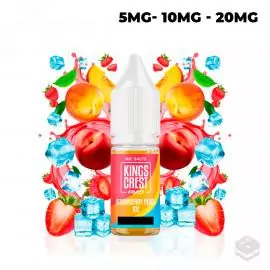 STRAWBERRY PEACH ICE KINGS CREST SALTS 10ML VAPE