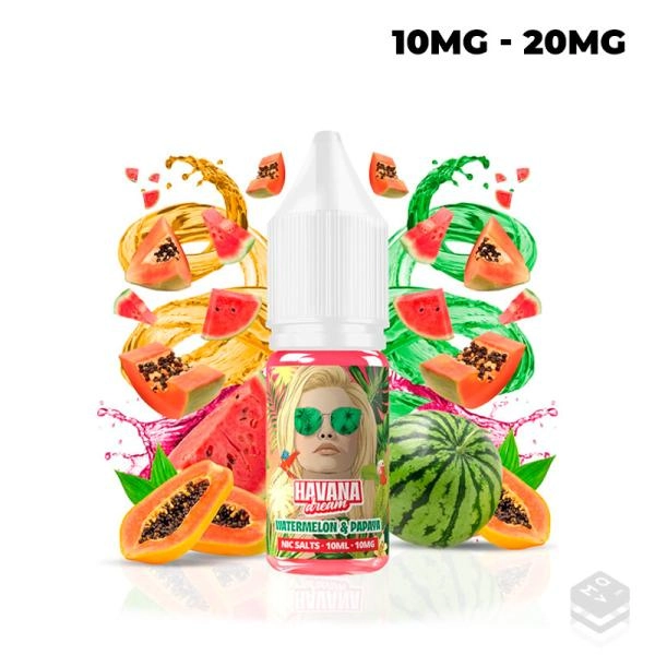 SALES DE NICOTINA HAVANA DREAM WATERMELON PAPAYA 10ML