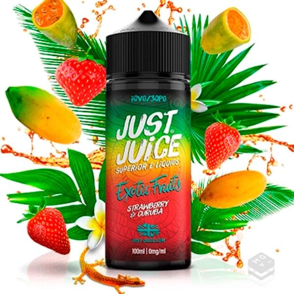 EXOTIC FRUITS STRAWBERRY & CURUBA JUST JUICE 100ML