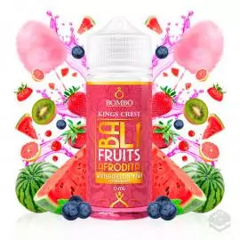 WATERMELON KIWI STRAWBERRY AFRODITA BALI FRUITS KINGS CREST 100ML 0MG VAPE