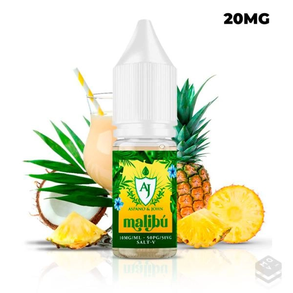 MALIBÚ ASPANO & JOHN SALT 10ML NICOTINE SALTS VAPE