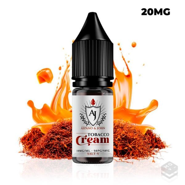 SALES DE NICOTINA TOBACCO CREAM ASPANO & JOHN SALT 10ML