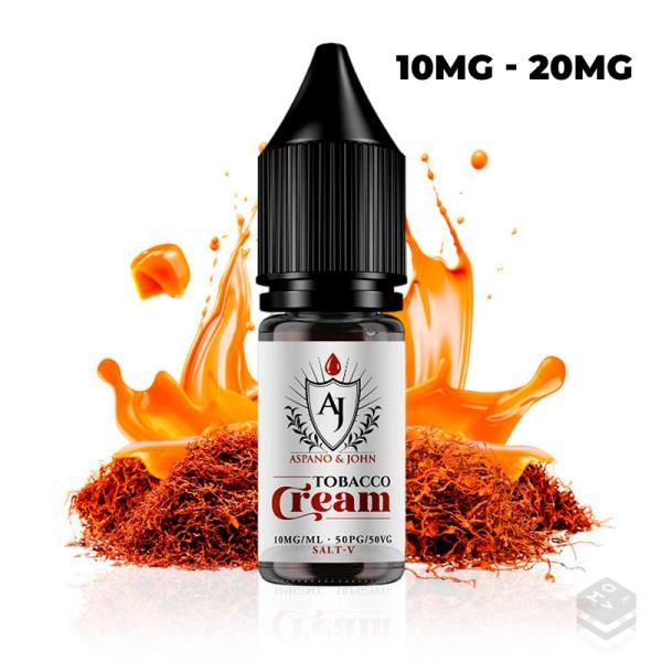 SALES DE NICOTINA TOBACCO CREAM ASPANO & JOHN SALT 10ML