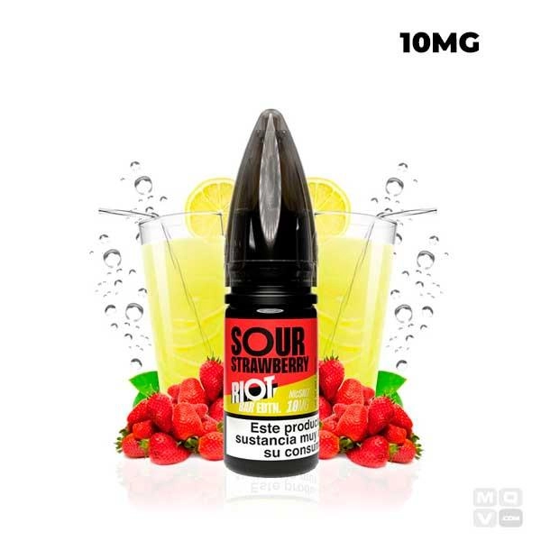 SOUR STRAWBERRY RIOT SQUAD BAR EDTN SALTS 10ML