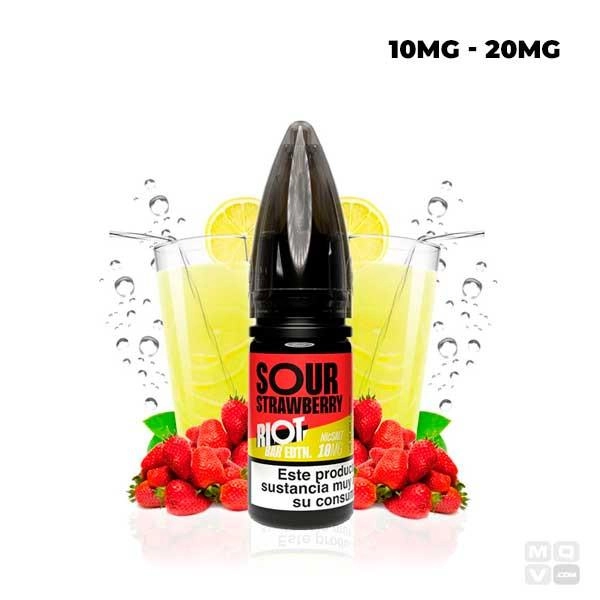 SOUR STRAWBERRY RIOT SQUAD BAR EDTN SALTS 10ML