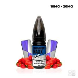 STRAWBERRY MAXX RIOT SQUAD BAR EDTN SALTS 10ML VAPE