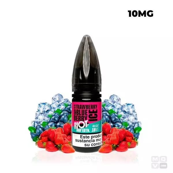 STRAWBERRY BLUEBERRY ICE RIOT SQUAD BAR EDTN SALTS 10ML