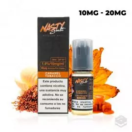 CARAMEL TOBACO SALT NASTY JUICE TPD 10ML VAPE