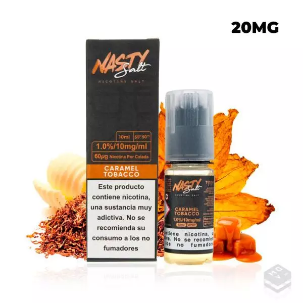 CARAMEL TOBACO SALT NASTY JUICE TPD 10ML