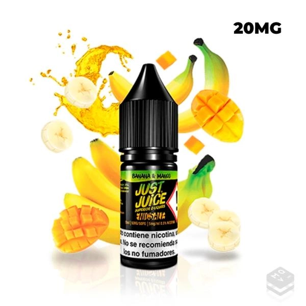 NIC SALTS BANANA & MANGO JUST JUICE 10ML VAPE