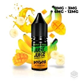 ELIQUID BANANA & MANGO JUST JUICE 10ML VAPE