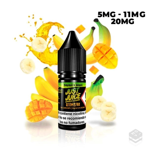 NIC SALTS BANANA & MANGO JUST JUICE 10ML VAPE