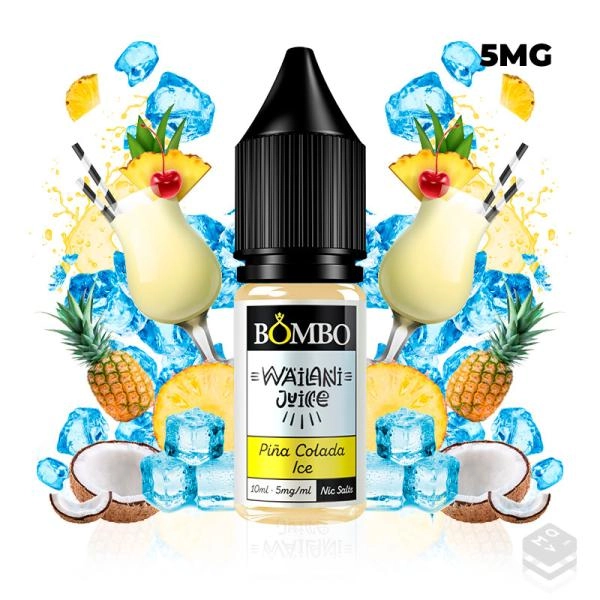 PIÑA COLADA ICE WAILANI JUICE BY BOMBO E LIQUID 10ML VAPE NICOTINE SALT